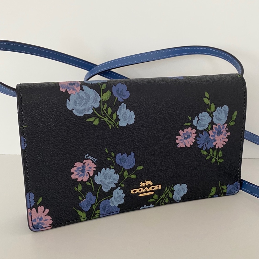 Coach Painted Peony Signature Crossbody/Wallet FINAL PRICE!